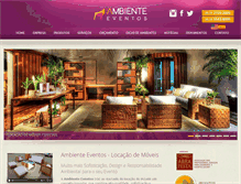 Tablet Screenshot of ambienteeventos.com.br